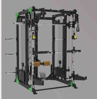 ESTACIÓN ENTRENAMIENTO MULTIFUNCIÓN/ AK-ZL101 ANKAFITNESS