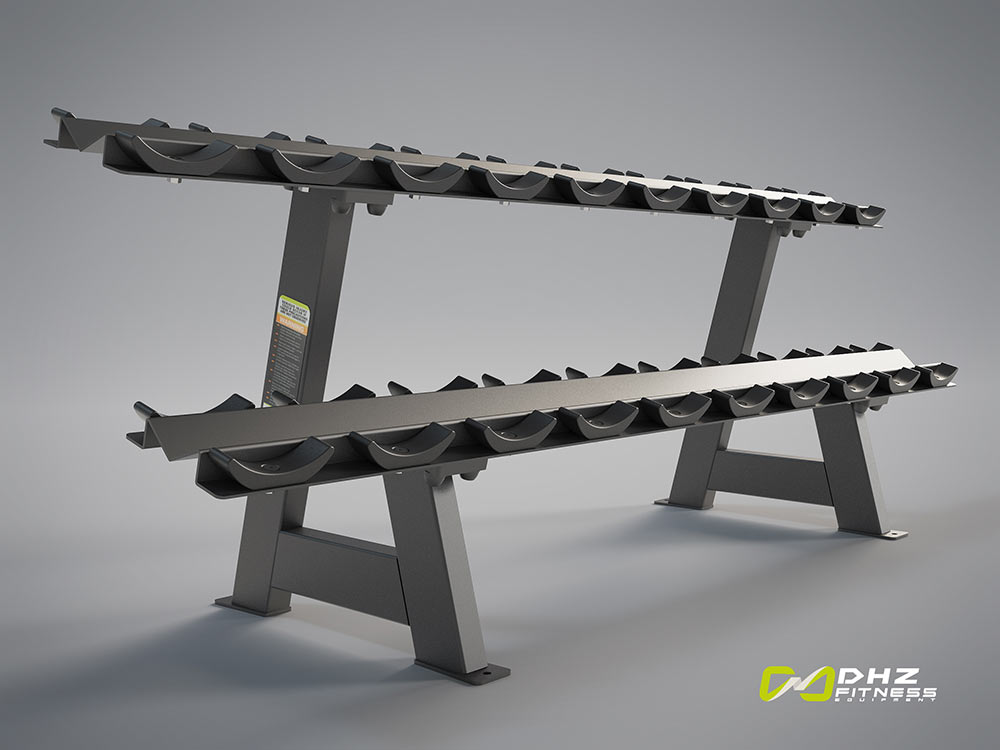 DHZ – EVOST II – Soporte Mancuernas 10 Pares // Dumbbell Rack A3077