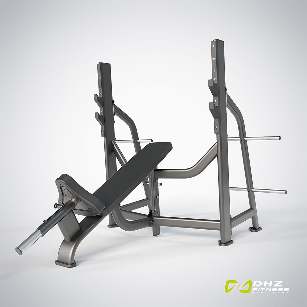 DHZ – FUSION PRO- Banco Olimpico Press Inclinado // Olympic Bench E7042