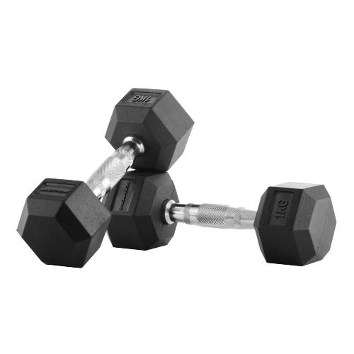 JUEGO DE 40 MANCUERNAS HEXAGONALES PESO DE 2,5KG – 50KG